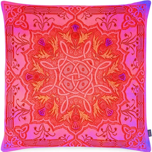 Aaizi velours sierkussen Gordes Red - 50x50 cm Rood