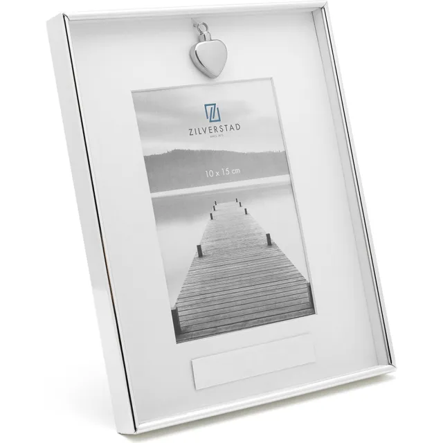 Zilverstad Memory fotolijst met ashouder 10x15 cm Zilver