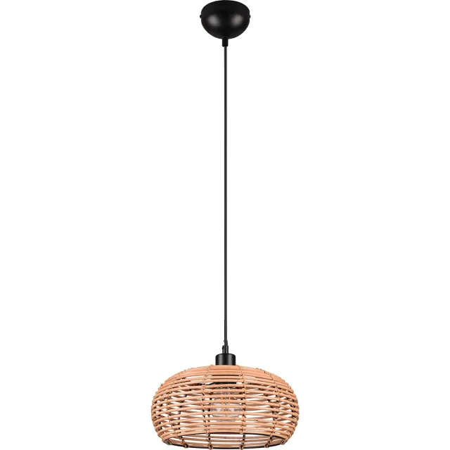 Trio INGA - Hanglamp - Natuurlijk - Rotan - excl. 1x E27 4W Naturel