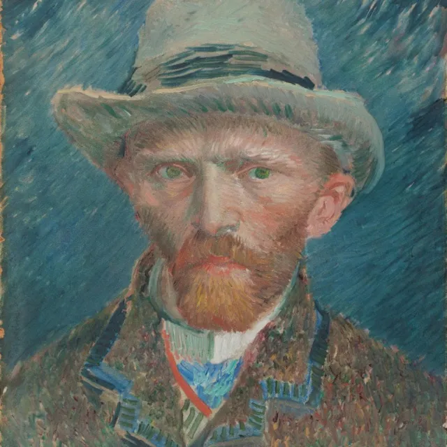 Vgdesign Van Gogh zelfportret 50x70 cm tuinposter banner VGDesign onbekend