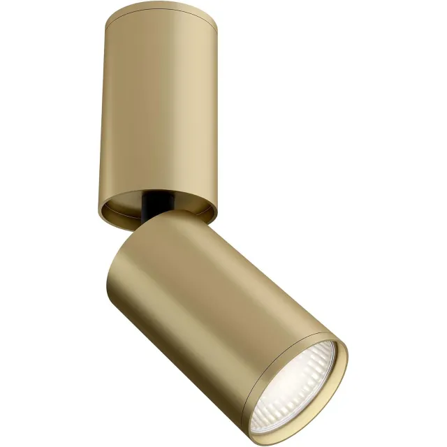 Maytoni plafondspot GU10 brons – spot 360 graden draaibaar Messing