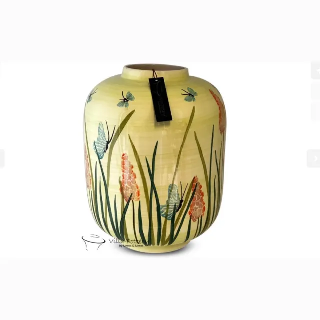 Villa Pottery Vaas - Villa Pottery - Woondecoratie - Keramiek - Decoratie - Quinn 8 Vaas Geel