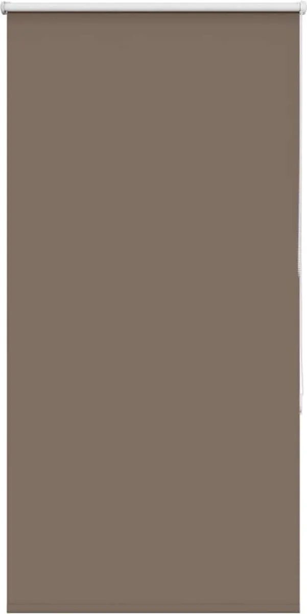 vidaXL Rolgordijn - verduisterend - koffie - 75x150 - cm - stofbreedte - 70,7 - cm