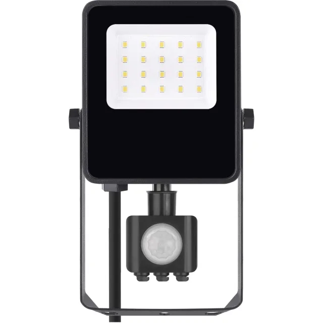 Emos VISIO LED-spot met bewegingssensor, 10 W, zwart, neutraal wit, ZS2913