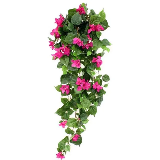 maxifleur Kunstplanten Bougainvillea kunst hangplant 100cm - paars
