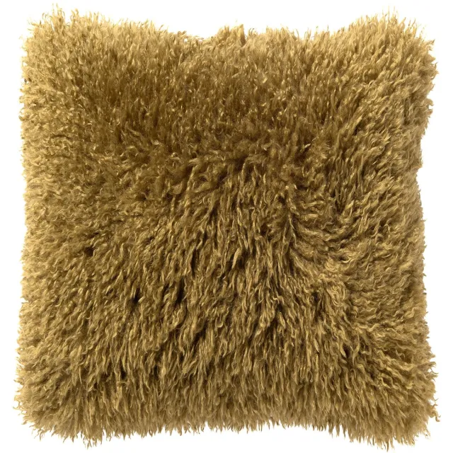 Dutch Decor IBBY - kussenhoes 45x45 cm - gerecycled - fluffy - Green Moss - groen - met rits - zonder binnenkussen Mosgroen
