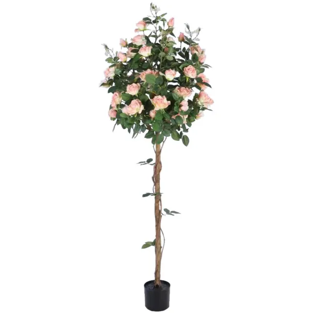 NeverLeafs Rozen kunstboom - 180 cm Groen