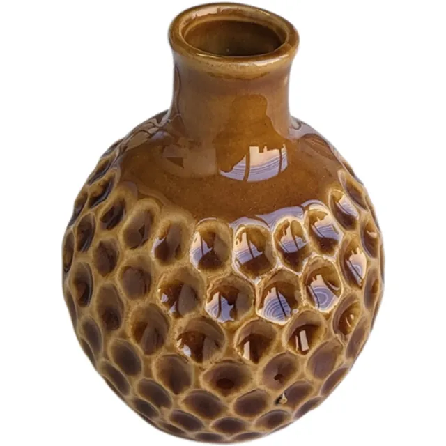 Home & Styling Vaas Ø9cm - Bruin
