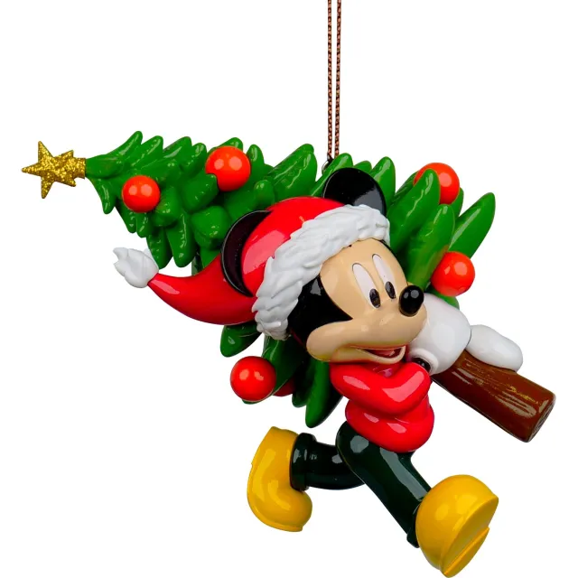 Disney Kurt S. Adler kunststof kerstbal Disney Mickey Mouse kerstboom 9cm multi