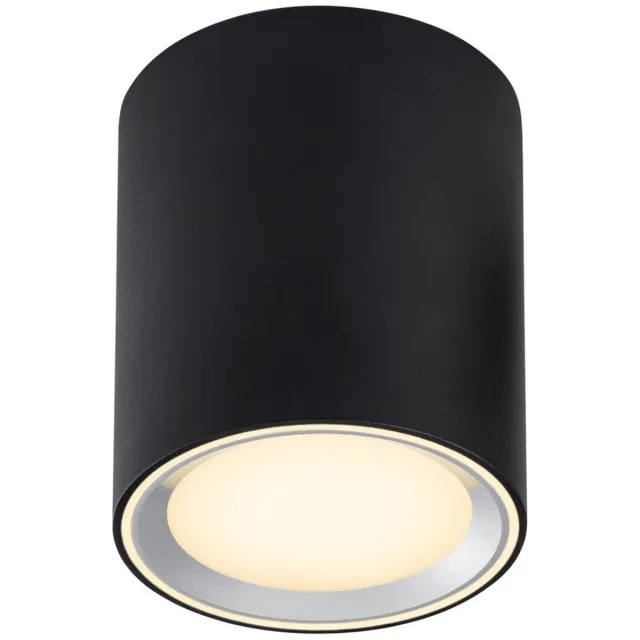 Nordlux Fallon Long Surface-downlight-3 step Moodmaker™ dimming-zwart/staal
