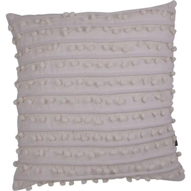 Linen & More Kussen Libby Off Wit | 45 X 45 | Sierkussen Voor Woonkamer Of Slaapkamer