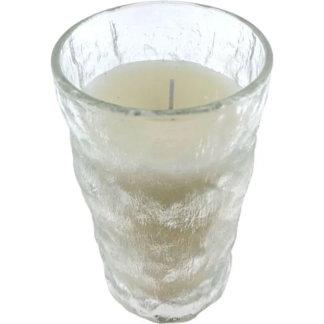 Home Society Kaars in glas - Creme - 40 branduren Wit