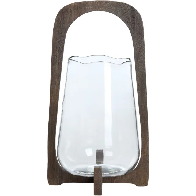 Light & Living Windlicht ANOSY - Ø26x48cm - Bruin