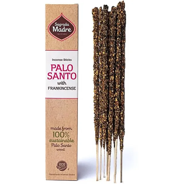 Sagrada Madre Palo Santo wierook met Frankincense - 1 doosje Palo santo frankincense