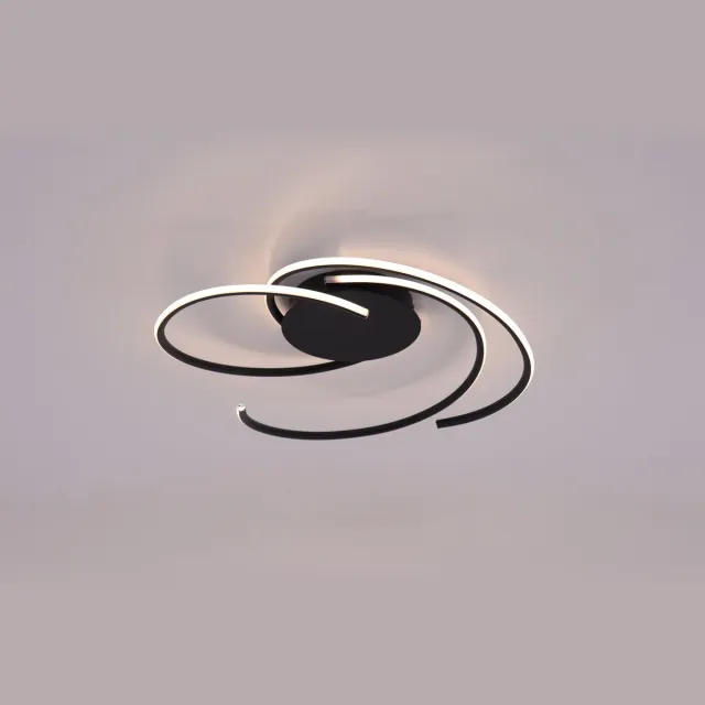 Highlight plafondlamp Reverso - zwart