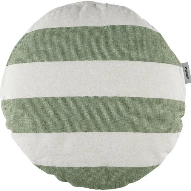 vtwonen Bold Round Sierkussen - dia 40 cm - Groen