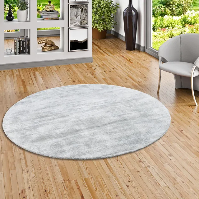 Pergamon Vloerkleed Luxe Designer Roma Rond Groen