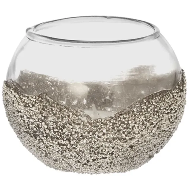 Riverdale Sfeerlicht Sia glitter 10cm - Zilver