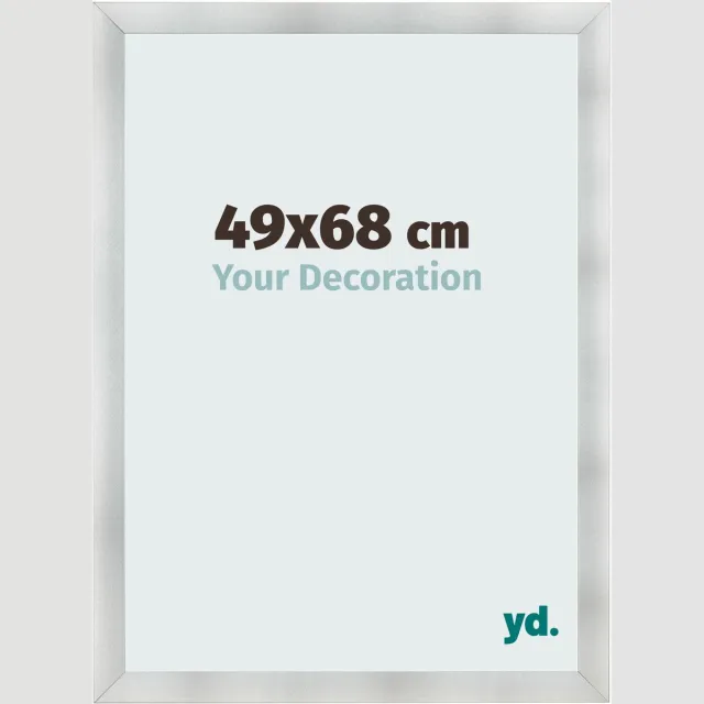 yd. Your Decoration - Fotolijst 49x68 cm - MDF - Aluminium Geborsteld - Pisa
