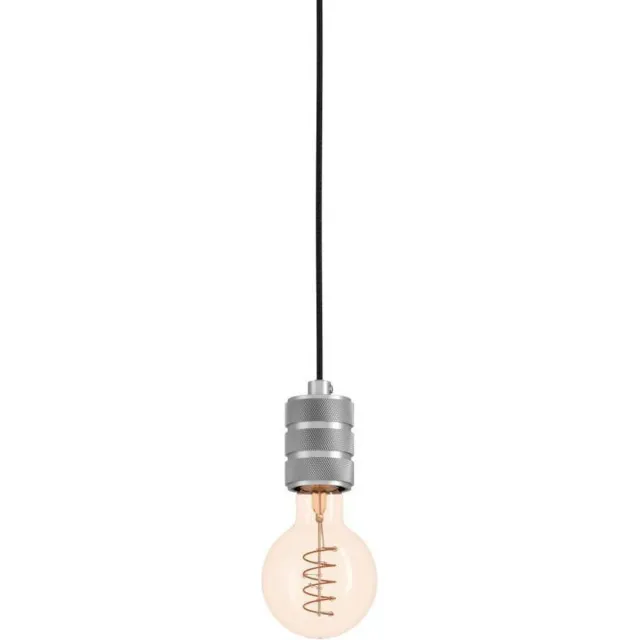 Eglo Yorth hangende plafondverlichting Flexibele montage E27 40 W Zwart;Zilver