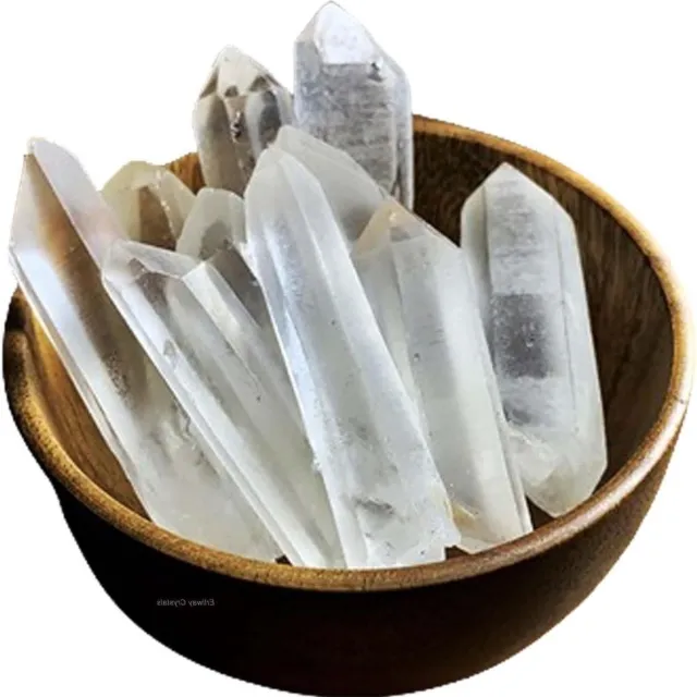 Cosensi Helder kwarts - 1 kg - Ruwe toverstaven - Meditatie - Reiki - Balanceren - Draad wikkelen Any