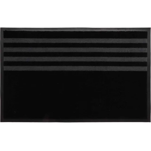 Luance Deurmat Memphis - polypropyleen - zwart - 50 x 80 cm - deurmat binnen