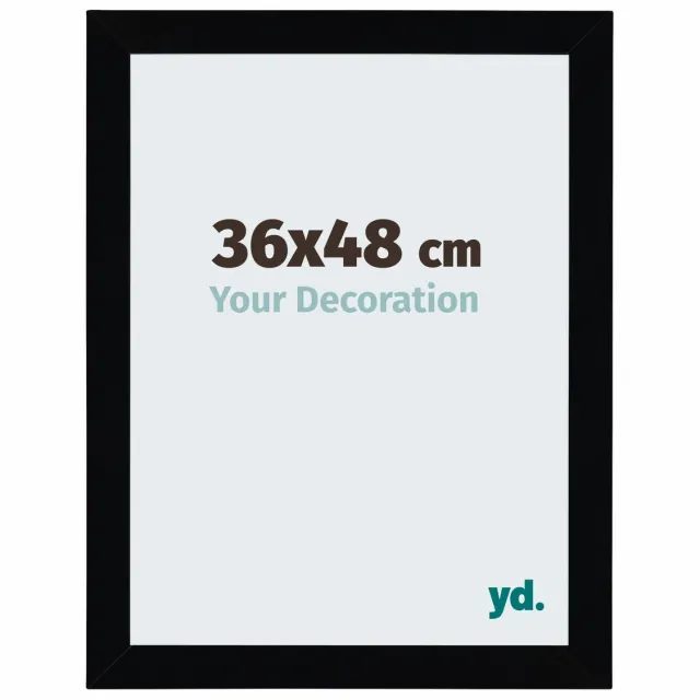 yd. Your Decoration - Fotolijst 36x48 cm - MDF - Zwart Hoogglans - Mura