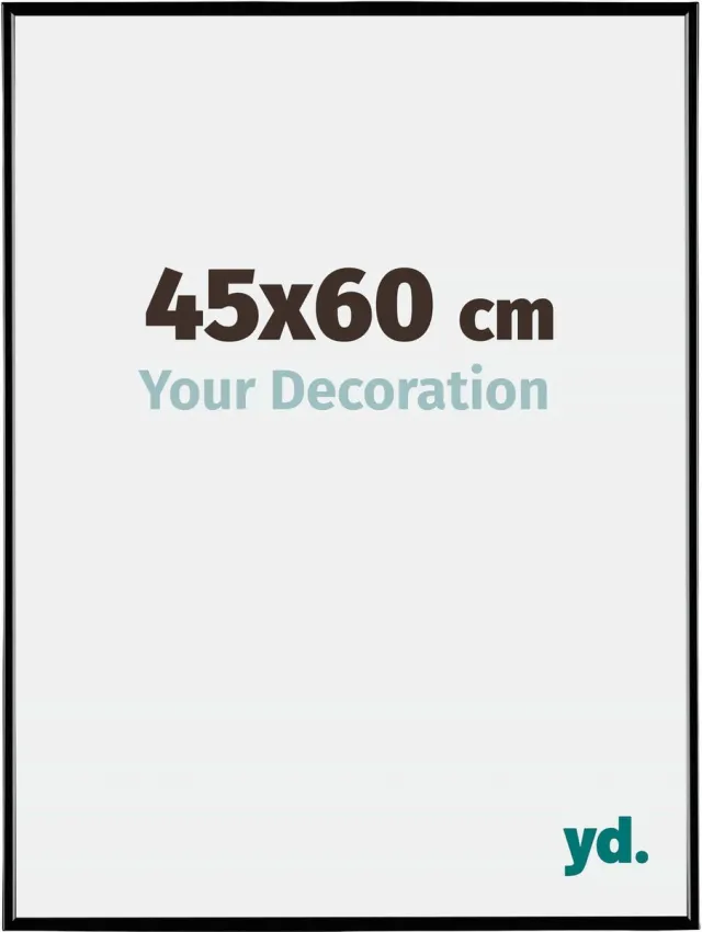 yd. Your Decoration - Fotolijst 45x60 cm - Kunststof - Zwart Hoogglans - Evry