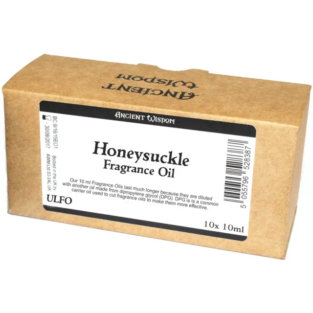Ancient Wisdom 10ml Honeysuckle Fragrance Oil - UNLABELLED multicolor