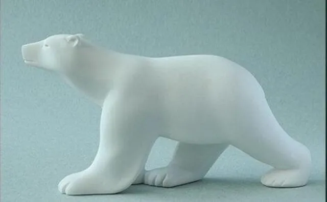 Francois Pompon Decoratief Beeld - Pompon. Ours Blanc - Francois Pompon - Wit - 6 Cm Ijsbeer