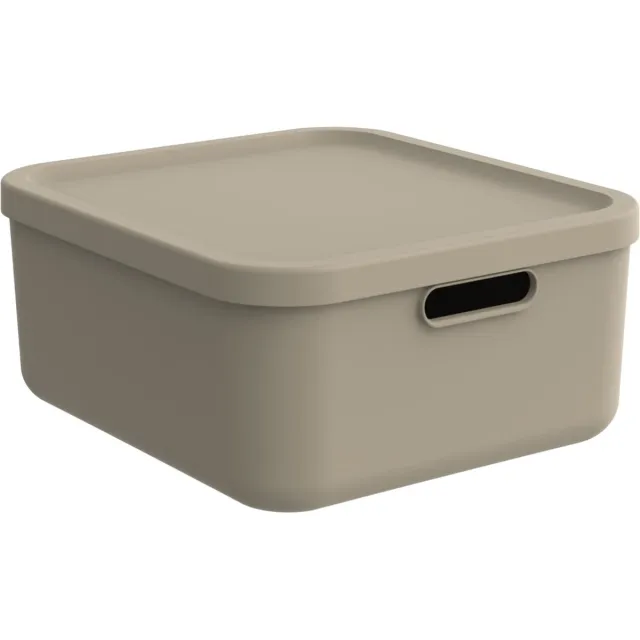 Rotho Albula Light - Opbergbox - 20 L - Cappuccino Meerkleurig