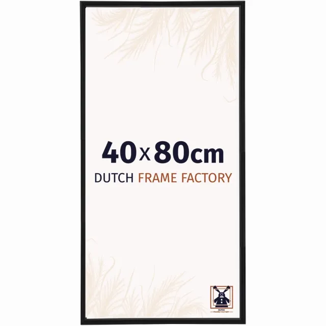 Dutch Frame Factory Fotolijst 40x80 cm - Kunststof - Zwart Mat - Angers