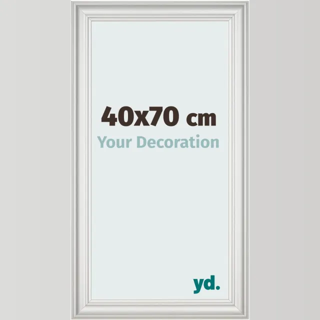 yd. Your Decoration - Fotolijst 40x70 cm - MDF - Wit Geveegd - Lazio
