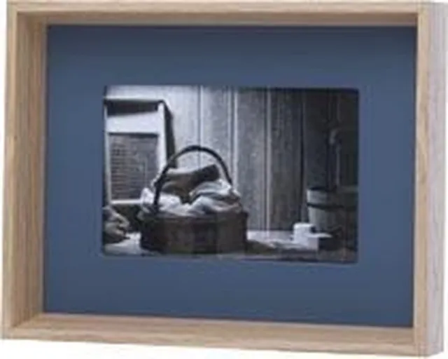 Cosy @ Home Fotokader Donkergrijs Rechthoek Hout 18x4xh23