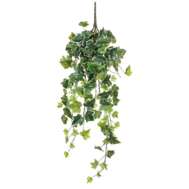 Mica Decorations Hedera Kunst Hangplant - H71 cm - Groen Bont