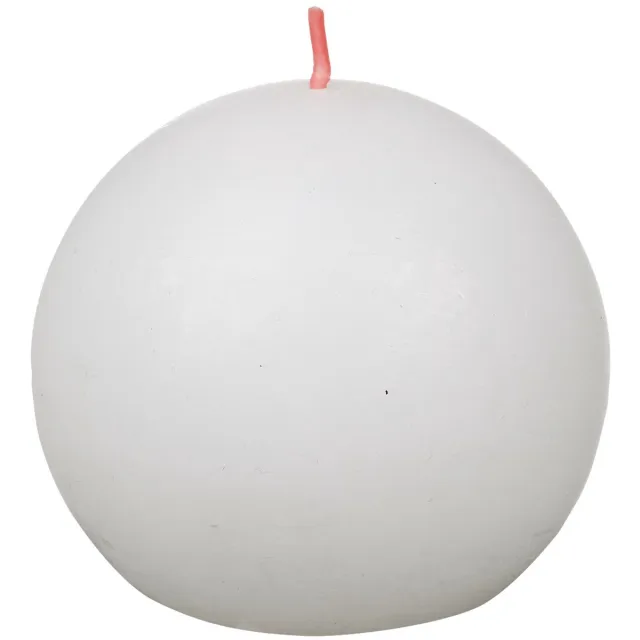 Bolsius Rustiek bolkaars - Ø76mm - Cloudy White Wit