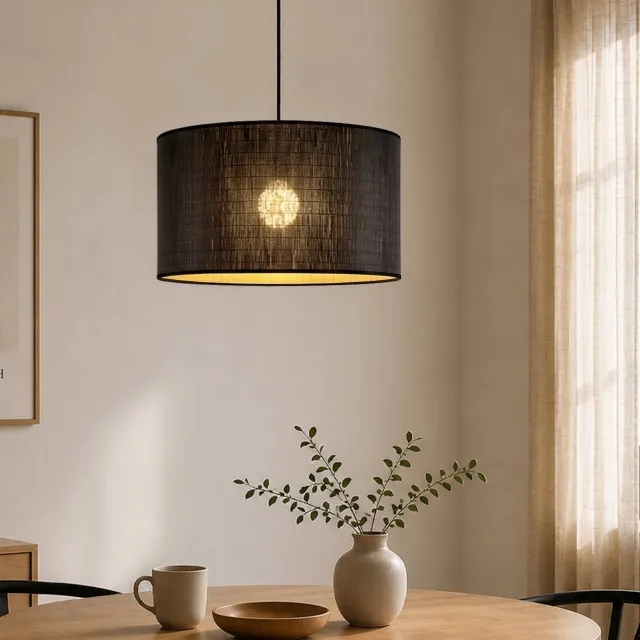 NOUS Living hanglamp Kelvin (Ø45x125 cm) Zwart