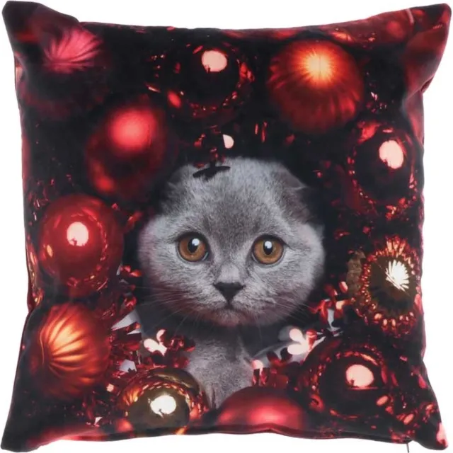 Unique Living Kussen AW2022 Xmas Print 45x45cm Dessin 4 Multicolor