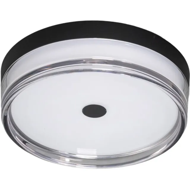 Expo Trading ETH Jill Led plaf rond 3 step dimm. 2800k 18w IP40 zwart 23x7cm + mem. Ra90
