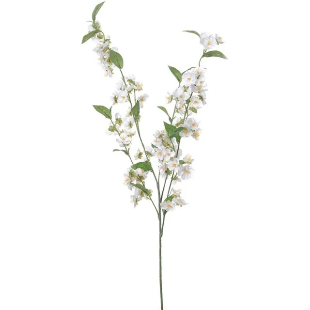 Louis Maes Bloesem kunstbloemen/takken - wit - 85 cm - appelbloesem - bloemetjes