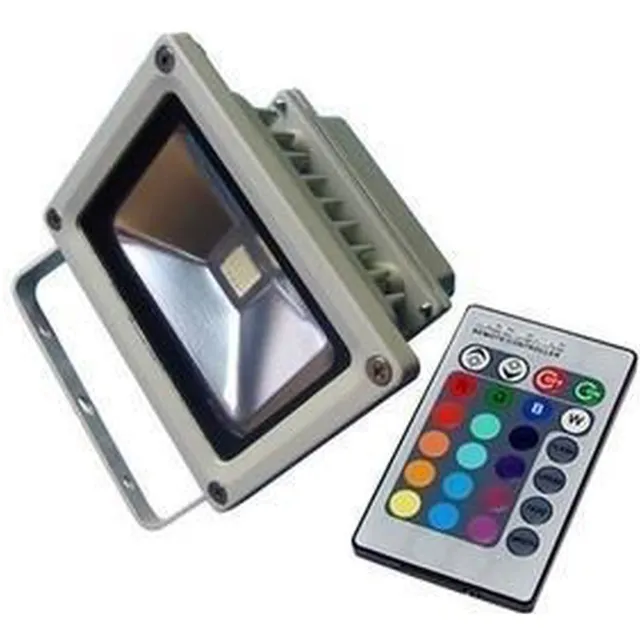 ABC-Led 20W LED Schijnwerper RGB outdoor - dimbaar grijs