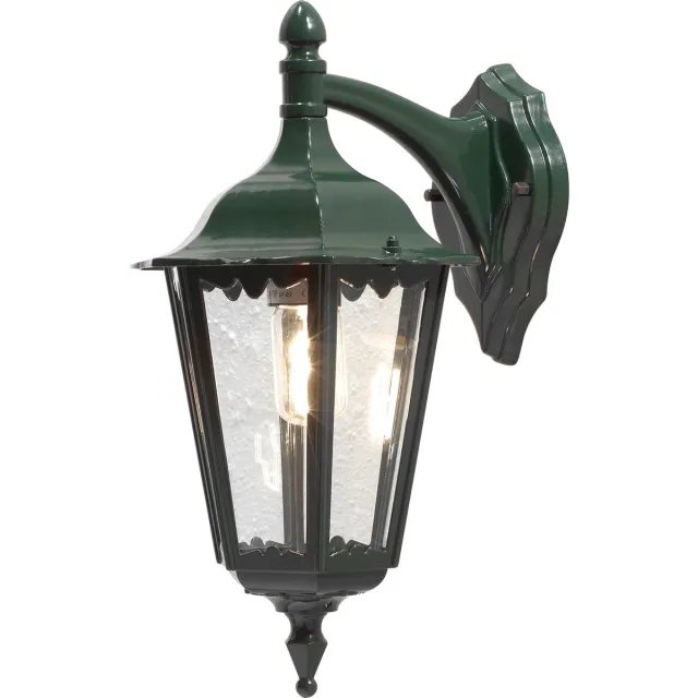 Konstsmide Firenze wandlamp neerwaarts 48cm 230V E27 - groen