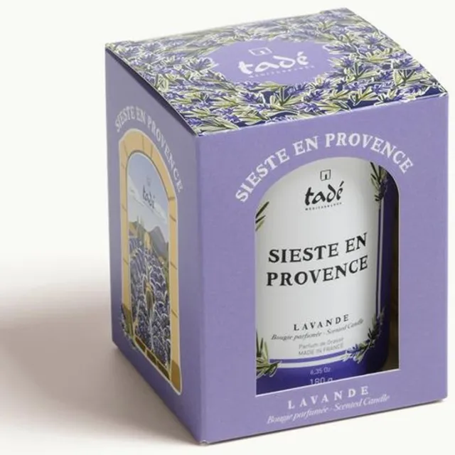 Tadé Tade Geurkaars Lavendel (180 gr) Paars
