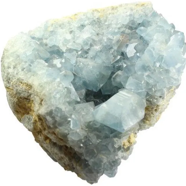twintes Celestien uit Madagaskar ca. 3257 gram Blauw