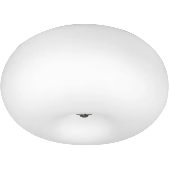EGLO Optica - Plafondlamp - Ø35 cm - Nikkel-Mat - Wit