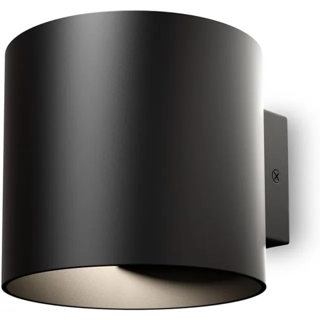 Maytoni Rond wandlamp zwart – cilindervormige wandlamp GU9