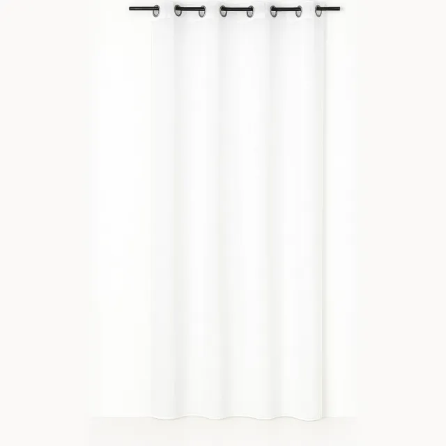 Linen & More Monna voorhang gordijn wit 8 Rings 135 x 260 cm