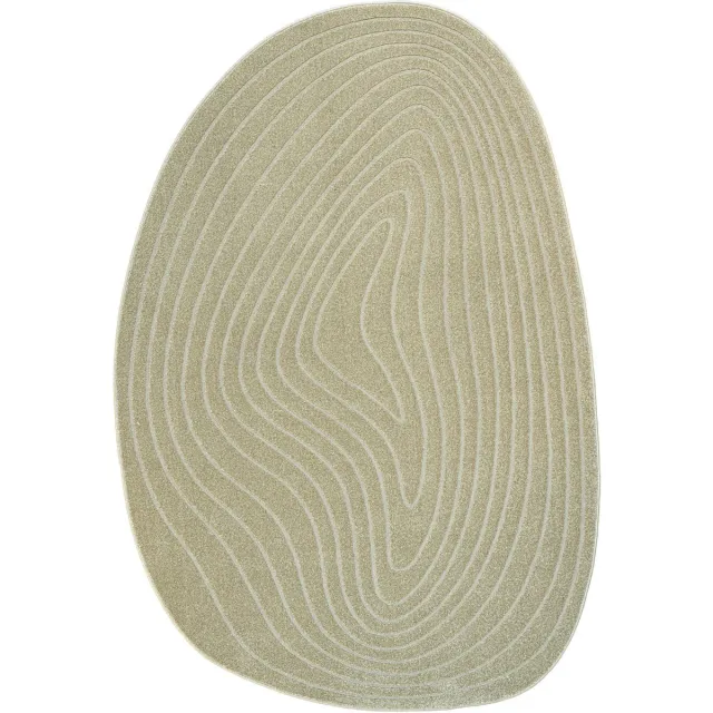 No Name Rugsman Livorno Pebble 9191 Vloerkleed - 240 x 340 cm - Beige - Organisch - Polyester, Polypropyleen - Eetkamer, Woonkamer - Effen - Modern