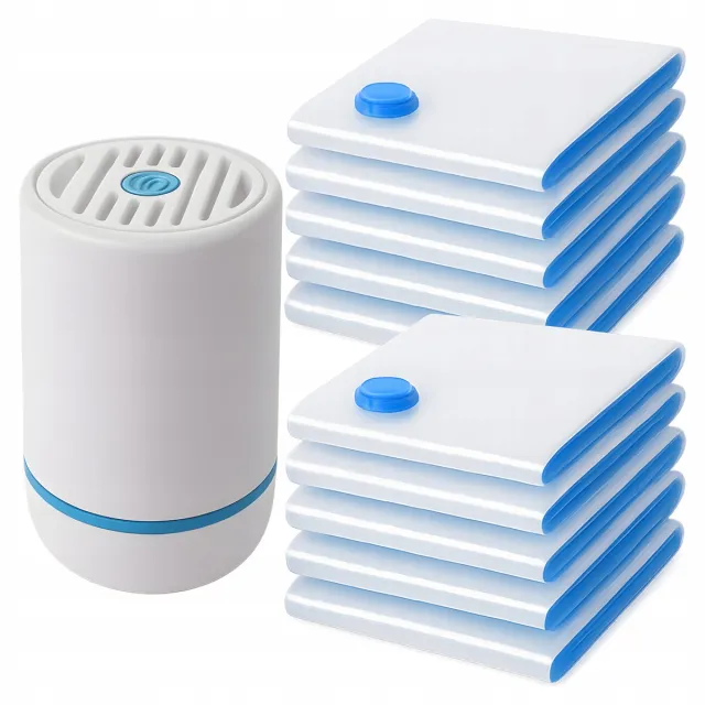 orzeszku Vacuüm Opbergzakken - 10 stuks - 40x60cm - Met elektrische pomp - ruimtebesparing - Kleding & Beddengoed SET 10x (40x60cm) + ELEKTRISCHE POMP