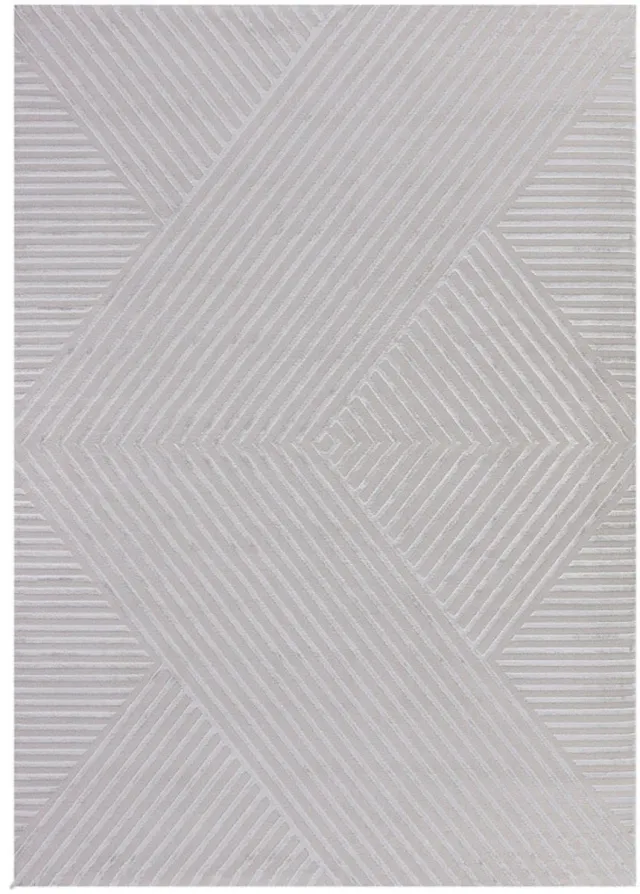 Ayyildiz Vloerkleed Sahara 3D Japandi Stijl 240 x 340 cm Grijs
